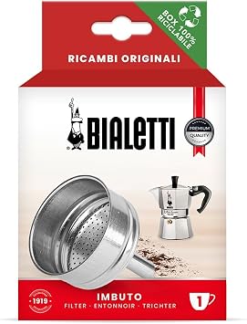 Bialetti Spare Parts, Includes 1 Funnel, Compatible with Moka Express, Fiammetta, Break, Happy, Dama, Mini Express and Rainbow 1 Cup