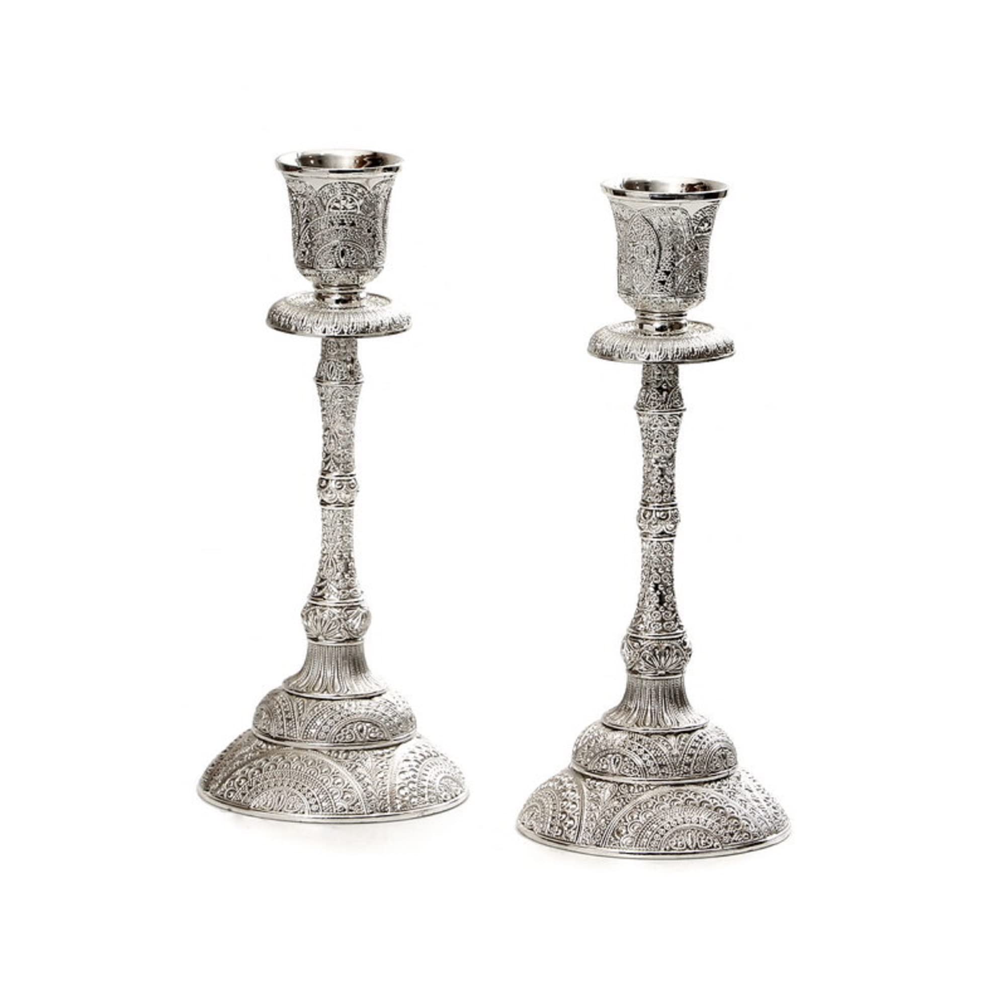 Bougeoirs Shabbat filigrane judaïca le cadeau idéal pour mariage juif