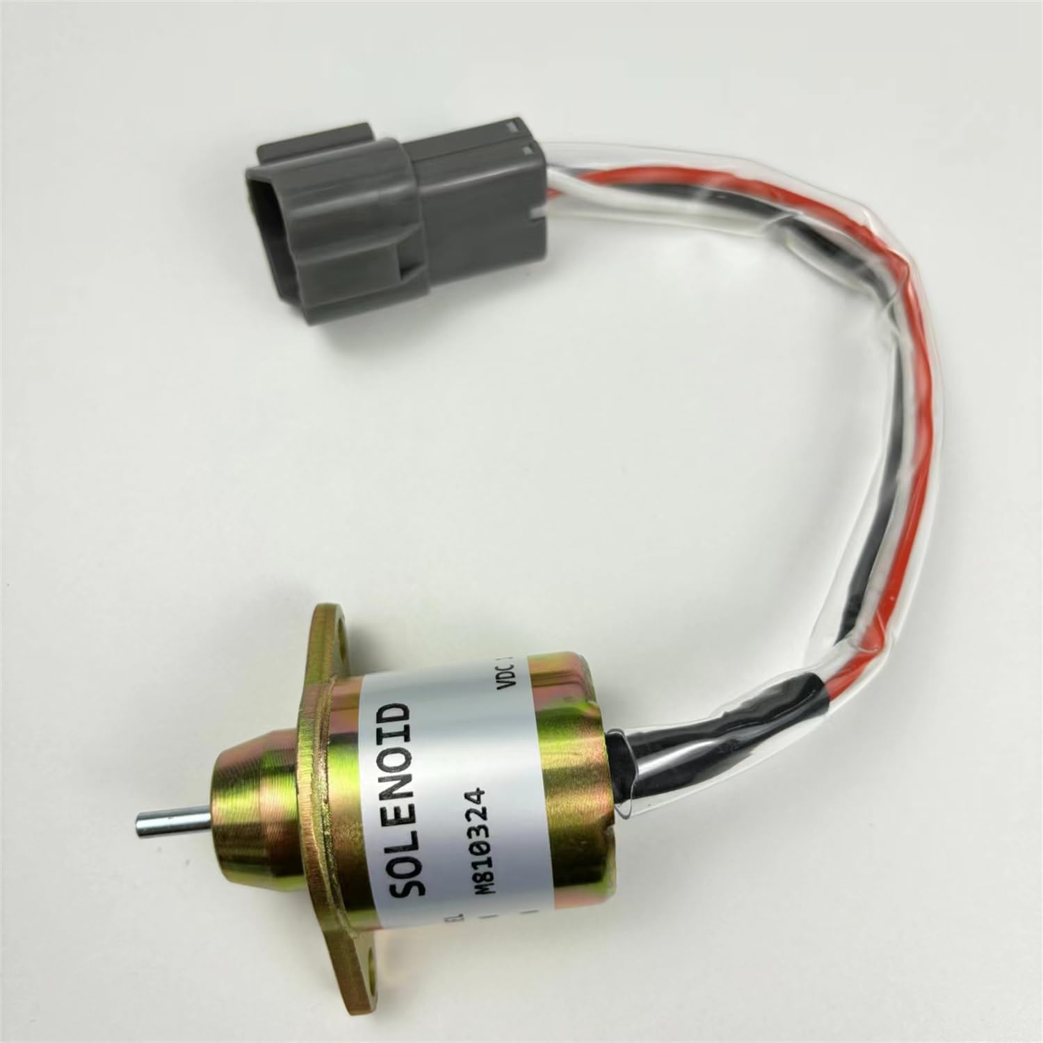 Fuel Shutoff Solenoid M810324 for John Deere 4400 4410 4500 4510 4600 4610 4700 4710 50D 790 Engine YDXFDPARTS