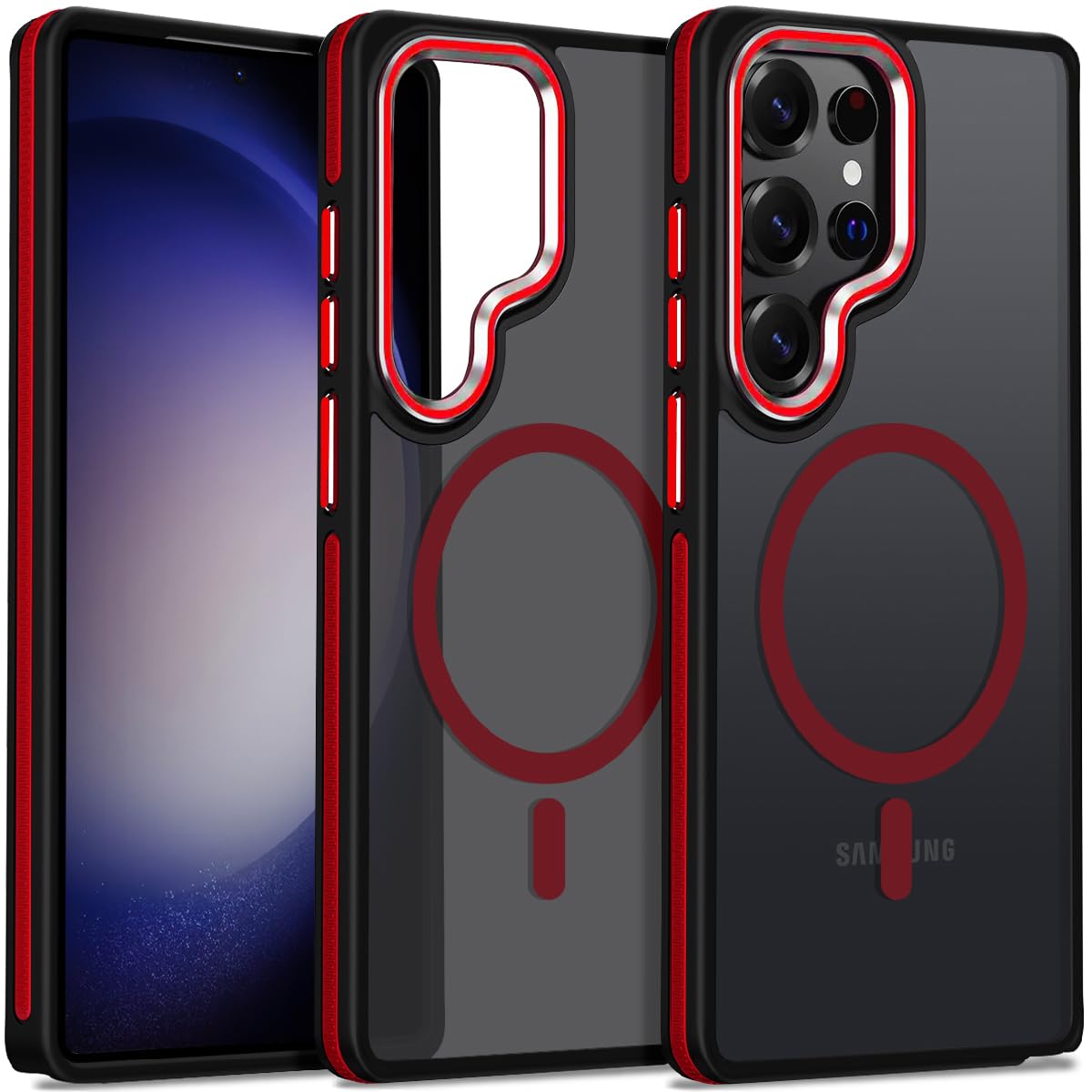 Amazon.com: MALEWOLF for Samsung Galaxy S25 Ultra Case, Non-Slip