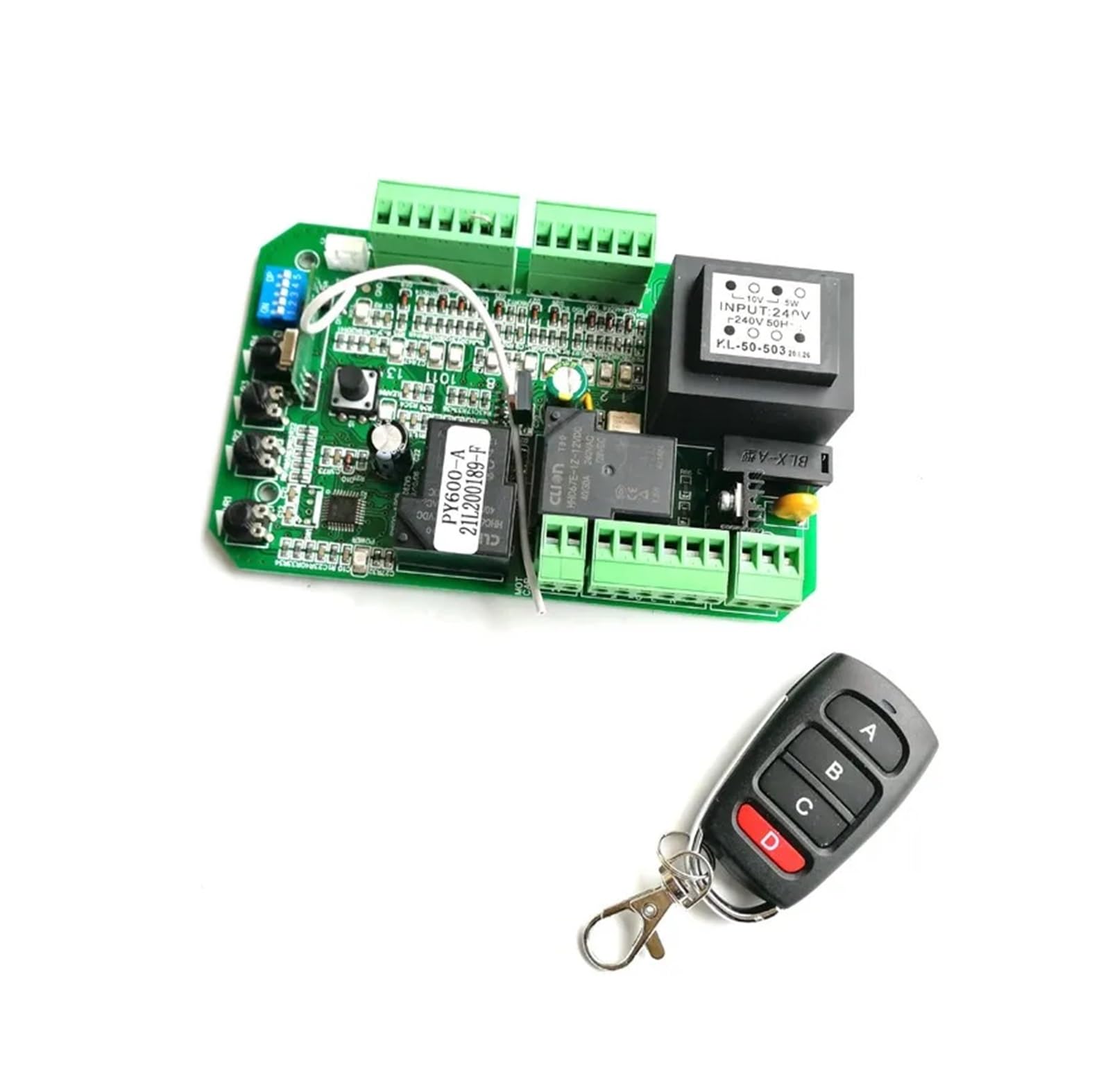 Garagentoröffner, Universal-Version Schiebetor-Motoröffner-Motherboard-Karte ersetzt Platine 433,92 MHz Rolling-Code-Fernbedienung Passend für vielseitige Tore (Size : 1 remote control kit)