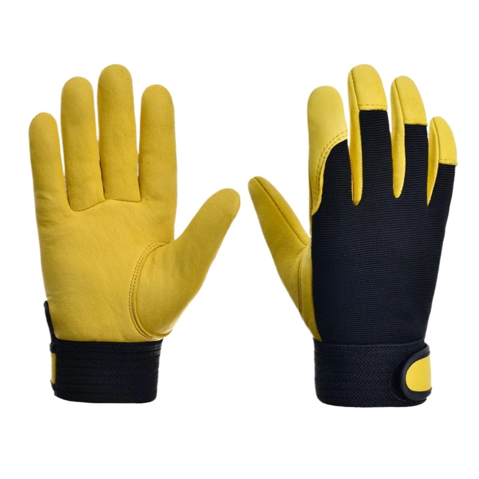 Compatible con guantes de trabajo de piel de vaca, protección de seguridad
