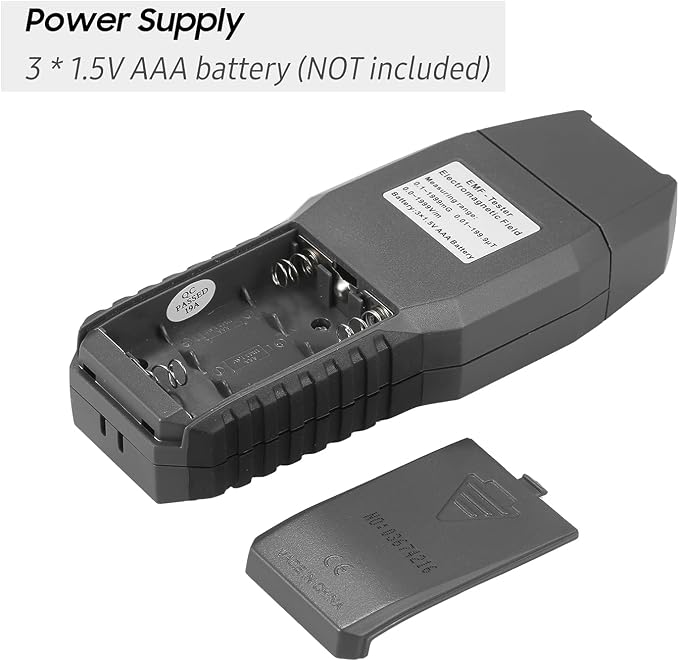 Medidor EMF Digital Portátil Sunydog Negro miniatura 9