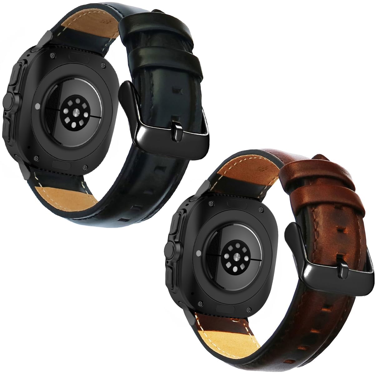 Amazon.com: Leather Band Compatible Galaxy Watch 8 40mm 44mm/8