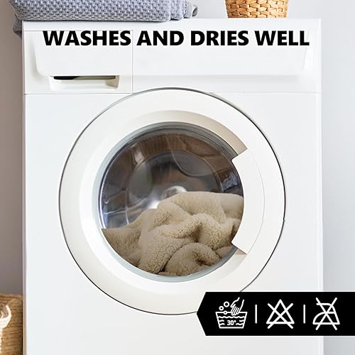 Miniatura 5 de Manta de forro polar esponjoso de alta calidad, suave y cálida para mascotas para perros y gatos (paquete de 2 unidades, mediano, 32 x 40 pulgadas,