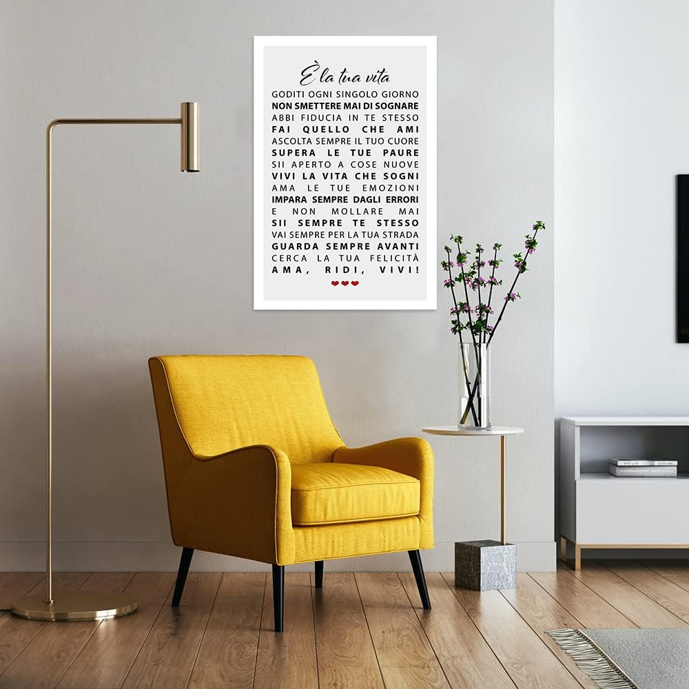 Vulfire Regalo Famiglia Frase Speciale, Stampa motivazionale da parete, Idea Regalo Dedica Speciale, Arredamento Casa Soggiorno Salotto Ufficio Cucina, Poster in carta glossy premium (29.7x42)