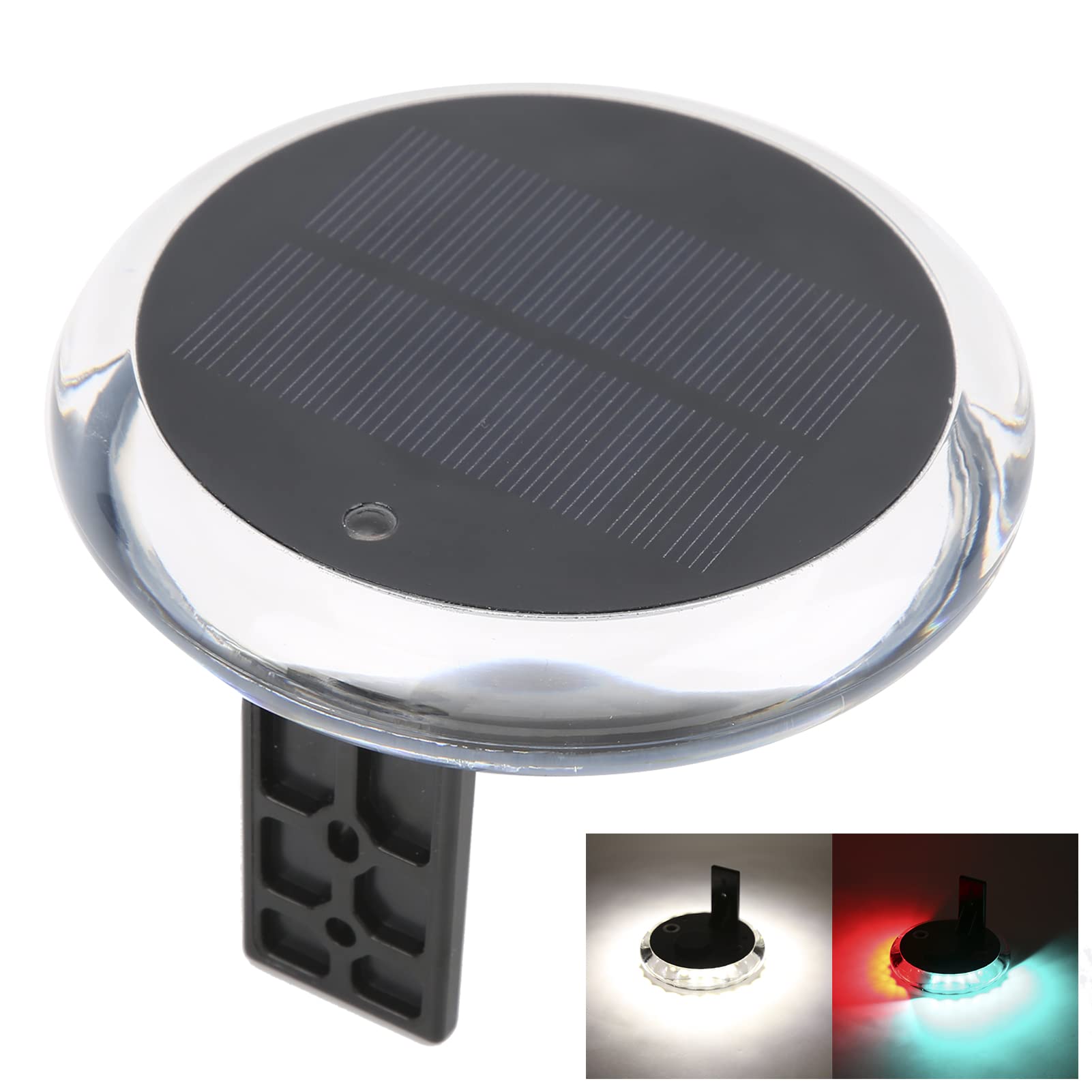 Tbest Solarbetriebene Navigationslichter, 6 Modi, Fernbedienung für Boote, Yachten, Angeln