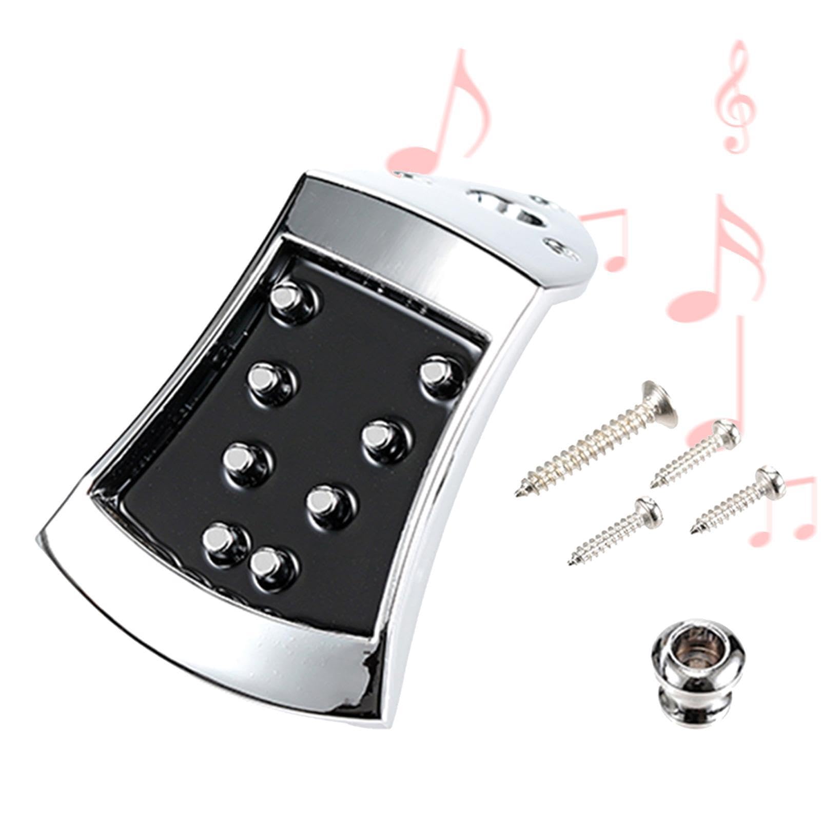 Wmqbjta Mandolin Tailpiece Sturdy Professional Guitar Accessory for Christmas Gift