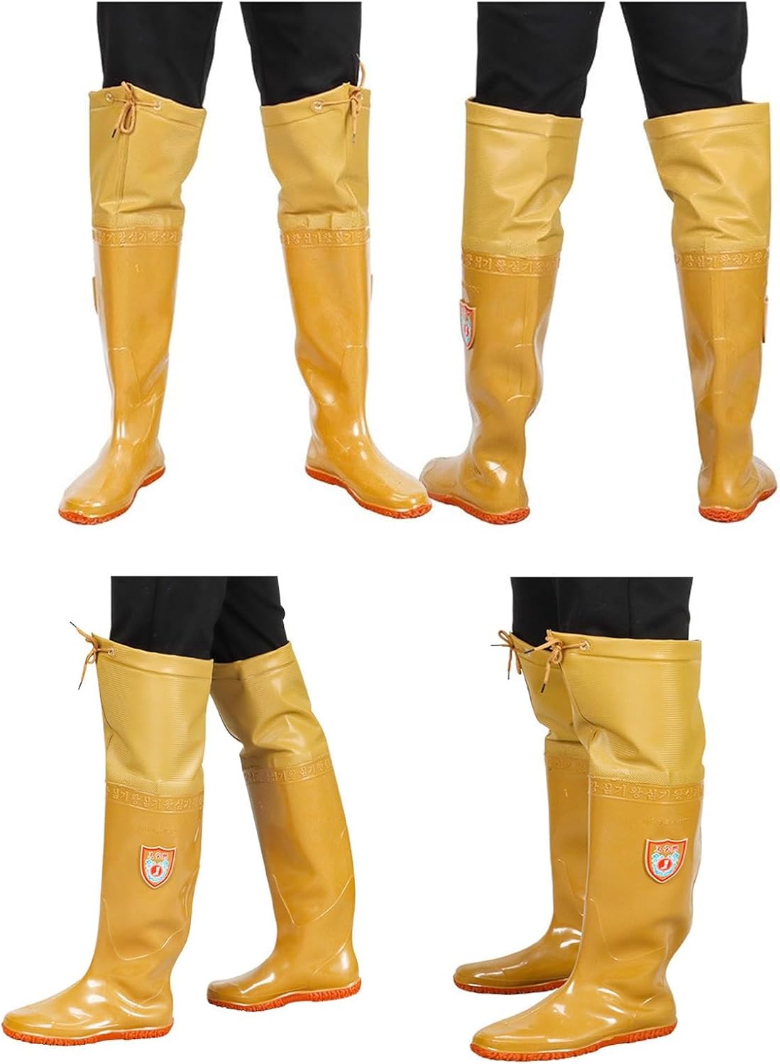 60cm High Hip Waders Fly Fishing Hunting Boots for Men Women, Lightweight and Comfortable Waterproof Boots, No Leaks