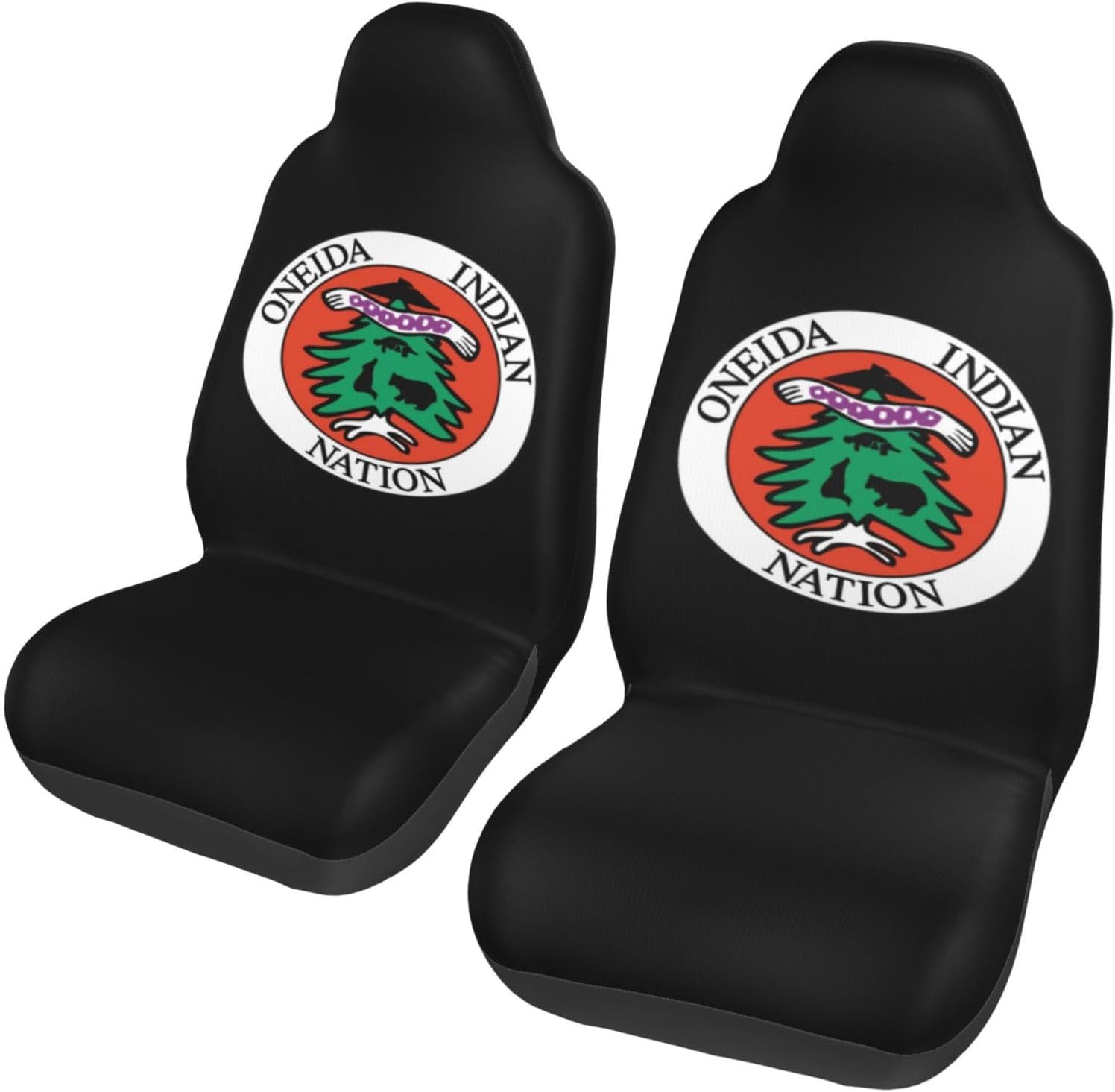 Oneida Indian Nation Car Seat Covers Easy to Install Auto Seats Protector Universal Car Seat Cover for SUV Sedan Trucks Van