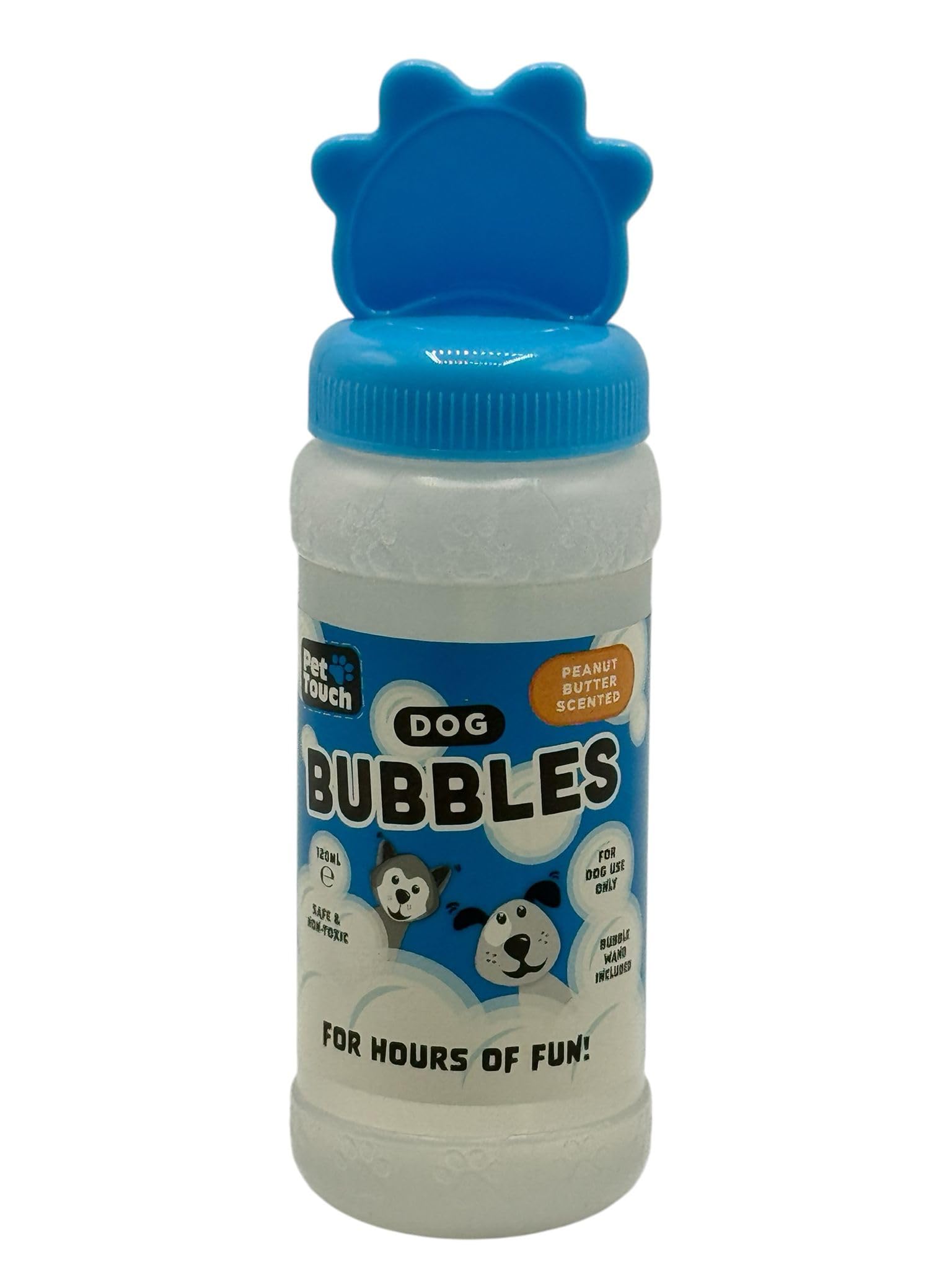 Pet Guru Dog Bubbles Peanut Butter Scented Or Beef Scented Safe & Non-Toxic Bubble Toy for Dogs Includes Bubble Wand Fun Playtime for Puppies and Dogs (120ML - Image 3