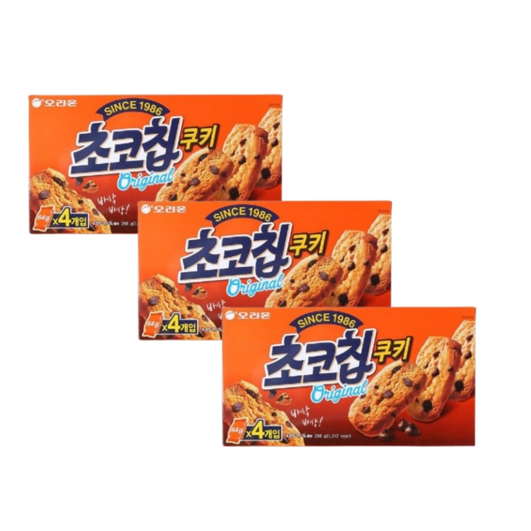 Amazon.co.jp: オリオン チョコチップクッキー 256GX 3個 韓国お菓子