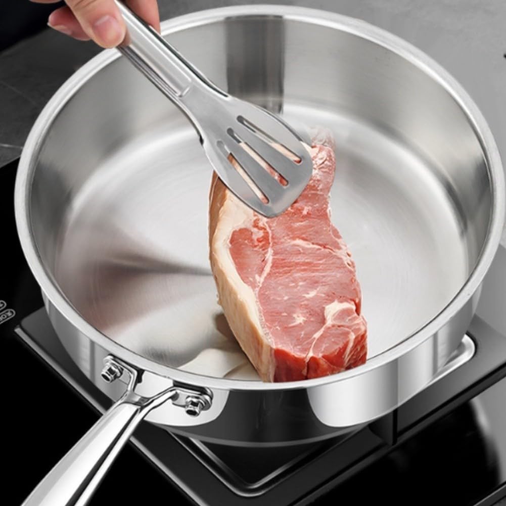Padella Friggitrice Acciaio 316L 24cm Induzione(A)