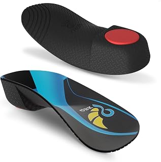 3/4 Arch Support Insoles for Women/Men QBK Orthotics Shoe Insoles High Arch Supports Shoe Insoles for Plantar Fasciitis, Flat Feet, Over-Pronation M