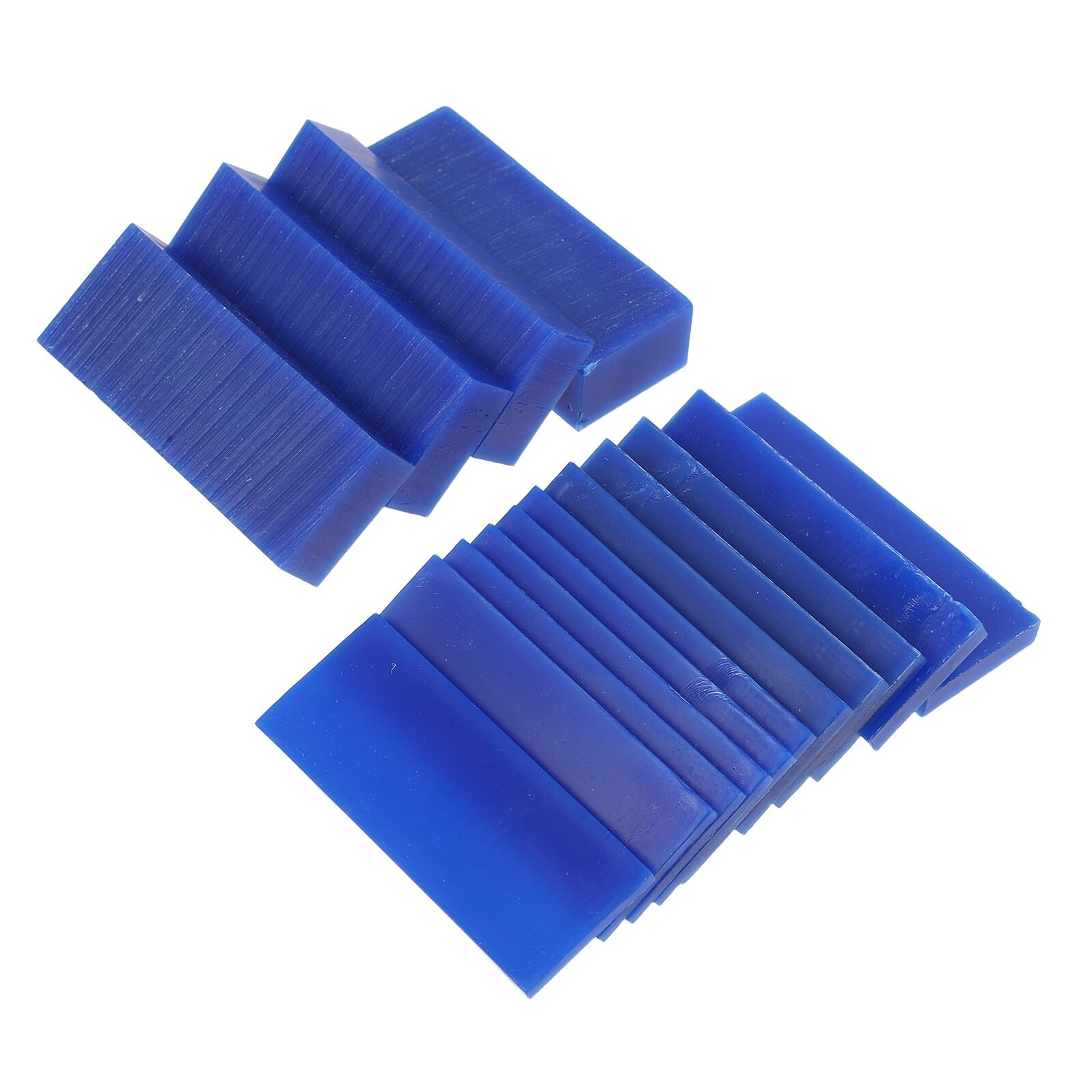 DOITOOL Láminas de Cera para Tallar Joyería Cera para Modelar y Grabar Bloques Azules 15 Piezas Material Flexible para Fundición y Creación de Anillos DIY Herramientas para