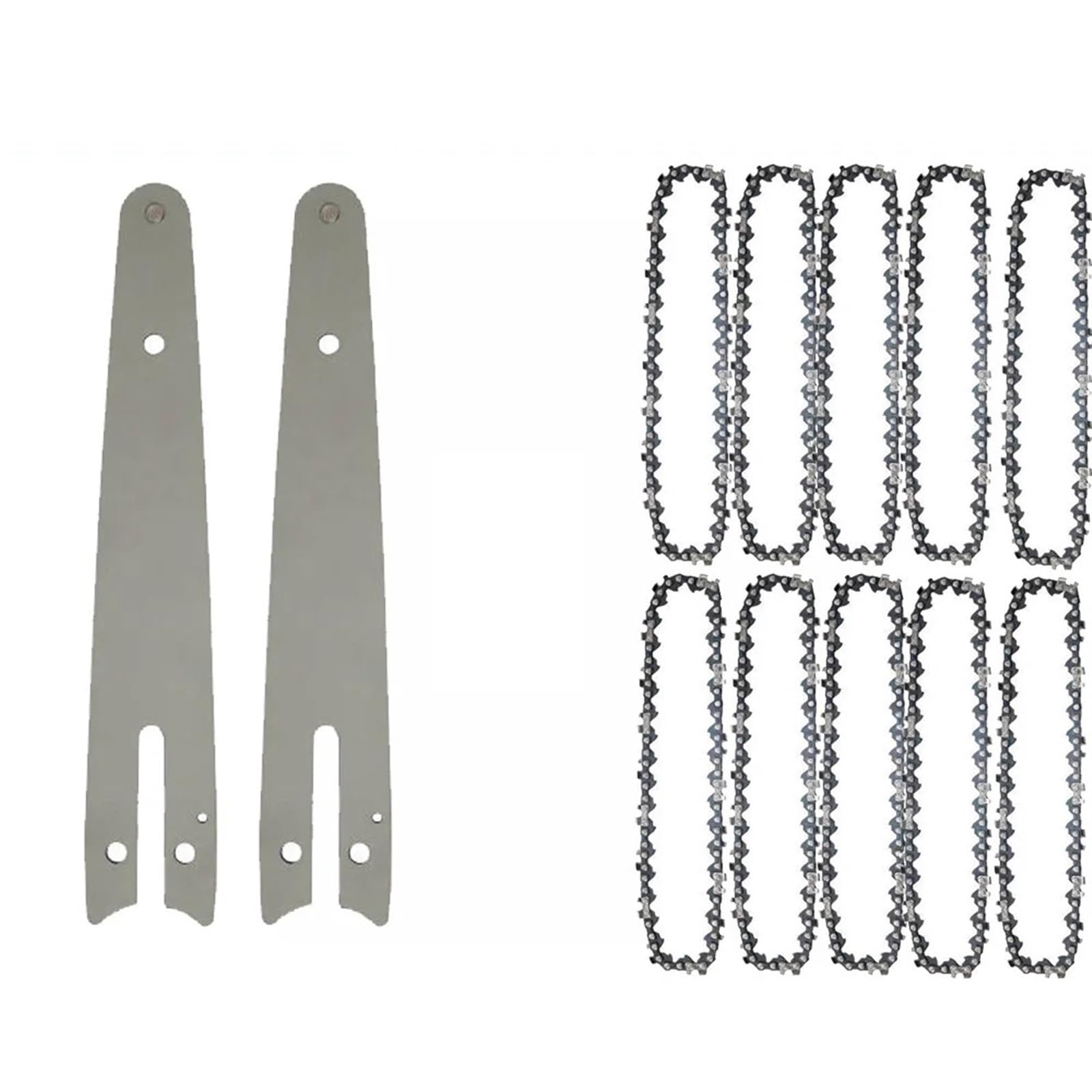 Zagying One Color Saw Chain Mini 6 Inch 1/4 Chainsaw Chain 37 Knots 18 Knives Portable Electric Saw Mini Chainsaw Logging Saw Blade Pruning Chain