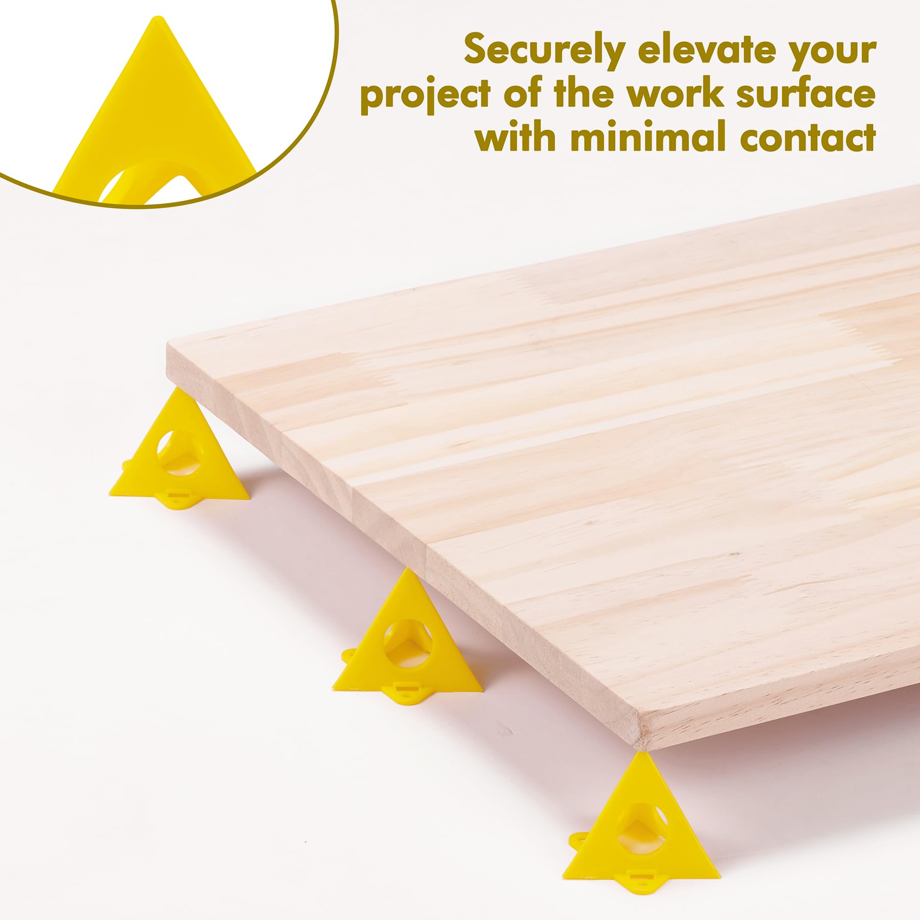 Snapklik.com : 20PCS Pyramid Stands, Mini Cone Paint Stands For Canvas ...