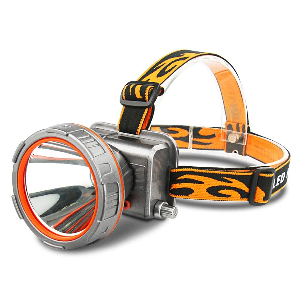 Lampe de poche frontale rechargeable et étanche pour le camping nocturne