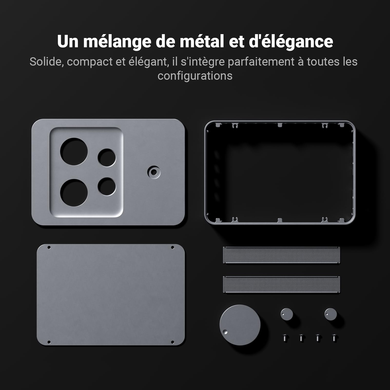 Fosi Audio GR70 Préampli Casque à Lampes, Amplificateur à Lampes Authentique avec Vide 5654W x 2 et 6AC7 x 2, Mini Préamplificateur HiFi pour Audio Domestique, Impédance de 16 à 300 ohms