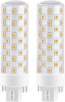 Vista 14 de GX24Q Bombillas LED, 4100 K blanco neutro, 4 pines base CFL bombilla de repuesto para bombilla fluorescente compacta de 13 W, 18 W, 26 W
