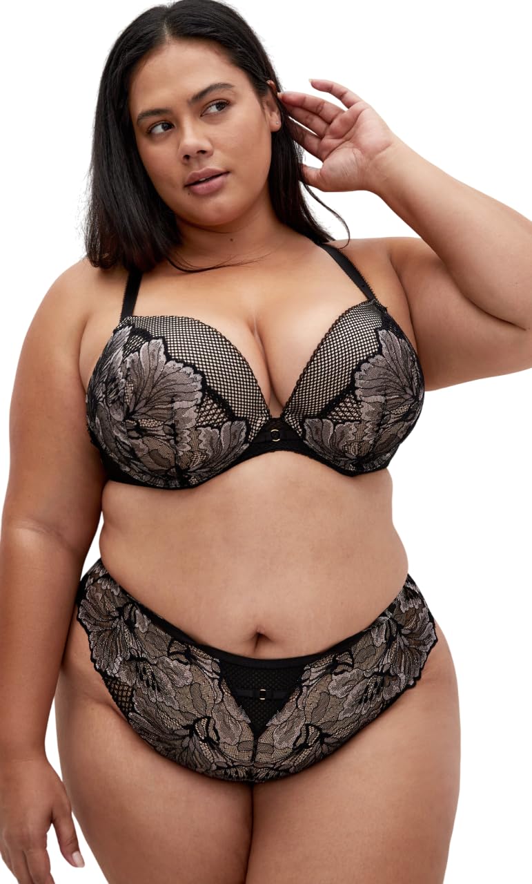 City Chic Women's Plus Size Bra-Christa Push Up
