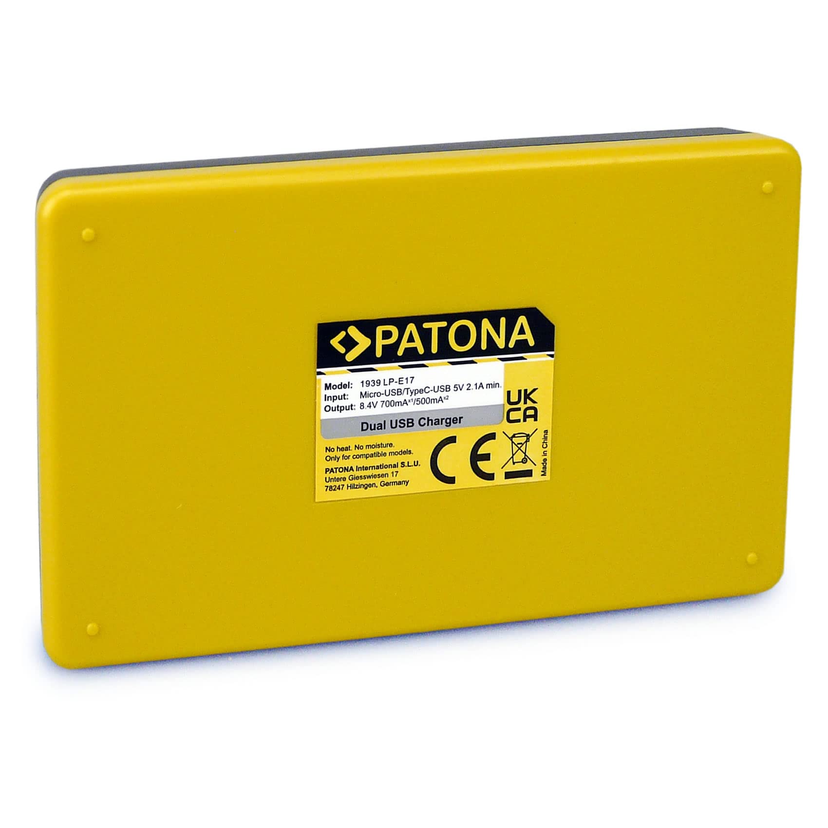 PATONA Dual Ladegerät + 2X Premium Akku LP-E17 950mAh – Ersatz für Canon LP-E17 – für EOS RP R8 R10 R50 R100, 77D 200D 250D 750D 760D 800D 850D, M3 M5 M6, Rebel SL2 SL3, Kiss X8i X9 – Komplett-Set