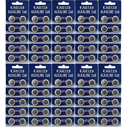(100) AG12 Watch Batteries - 186, 386, LR43, SR43W