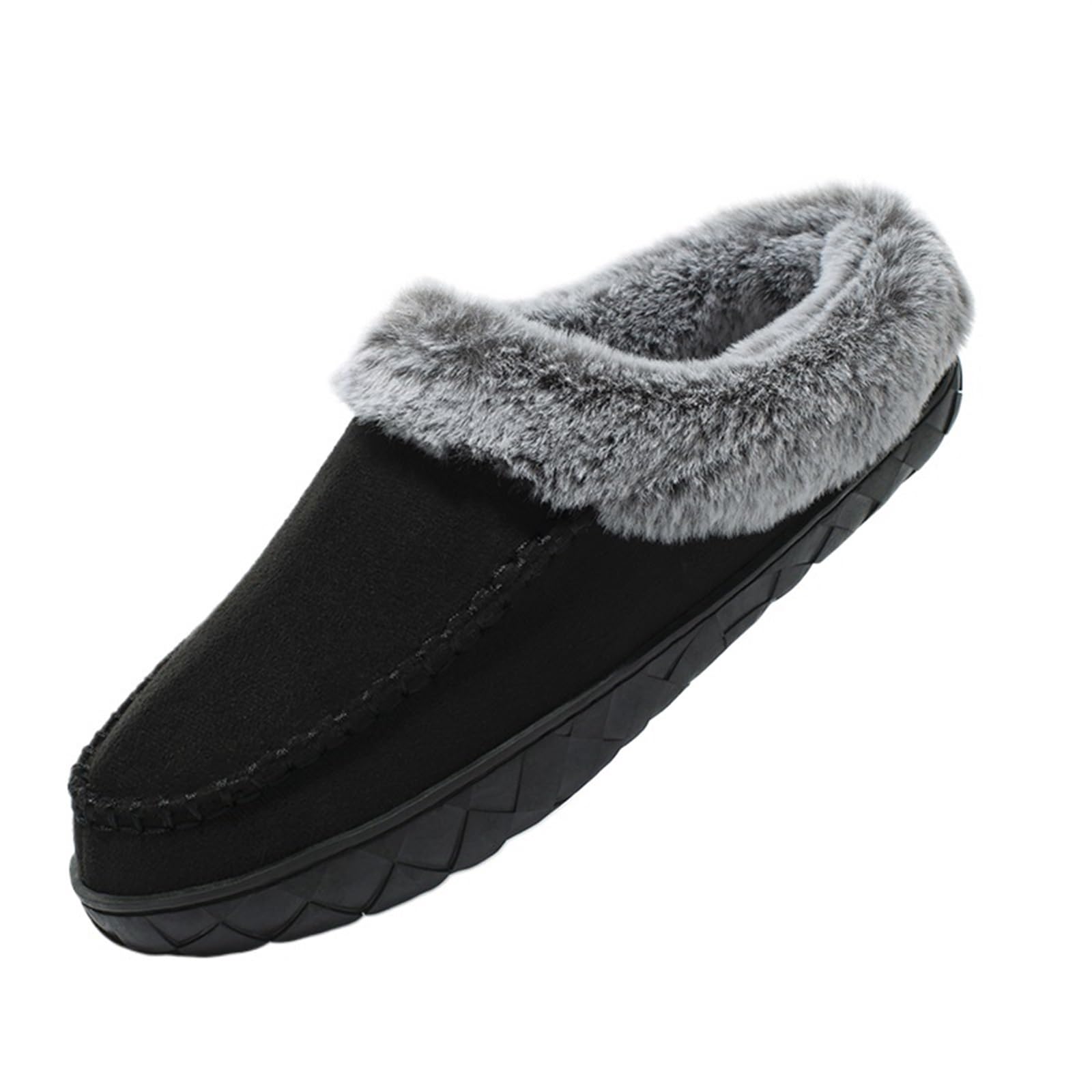 Pantofole da uomo in cotone Pantofole invernali da uomo Scarpe calde Casa Soffici diapositive Pantofola in peluche Camera letto