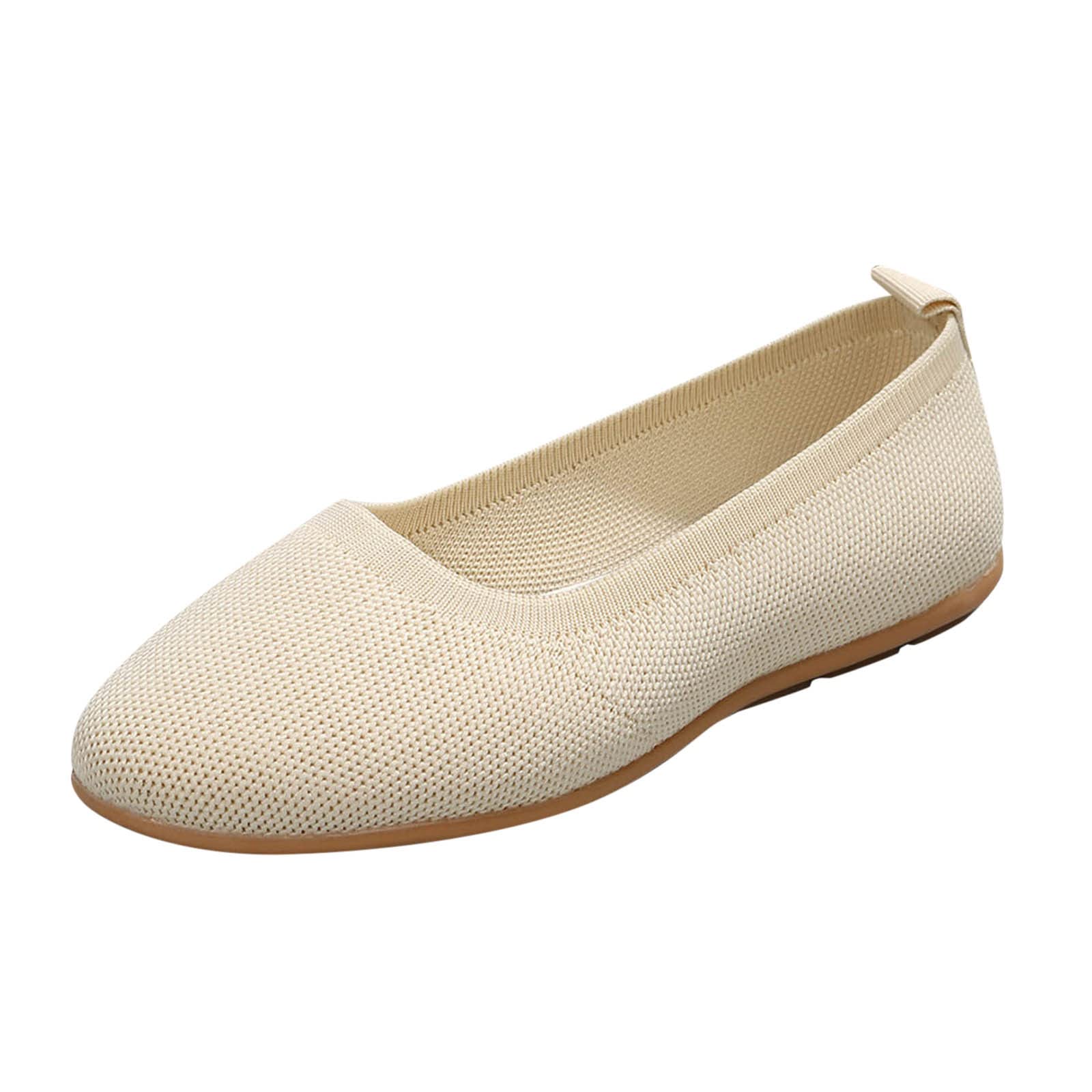 Slip On Comode Scarpe Casual Ortopediche Estate Piatto Maglia Morbido Loafer Leggero Elegante Ballerine Danza