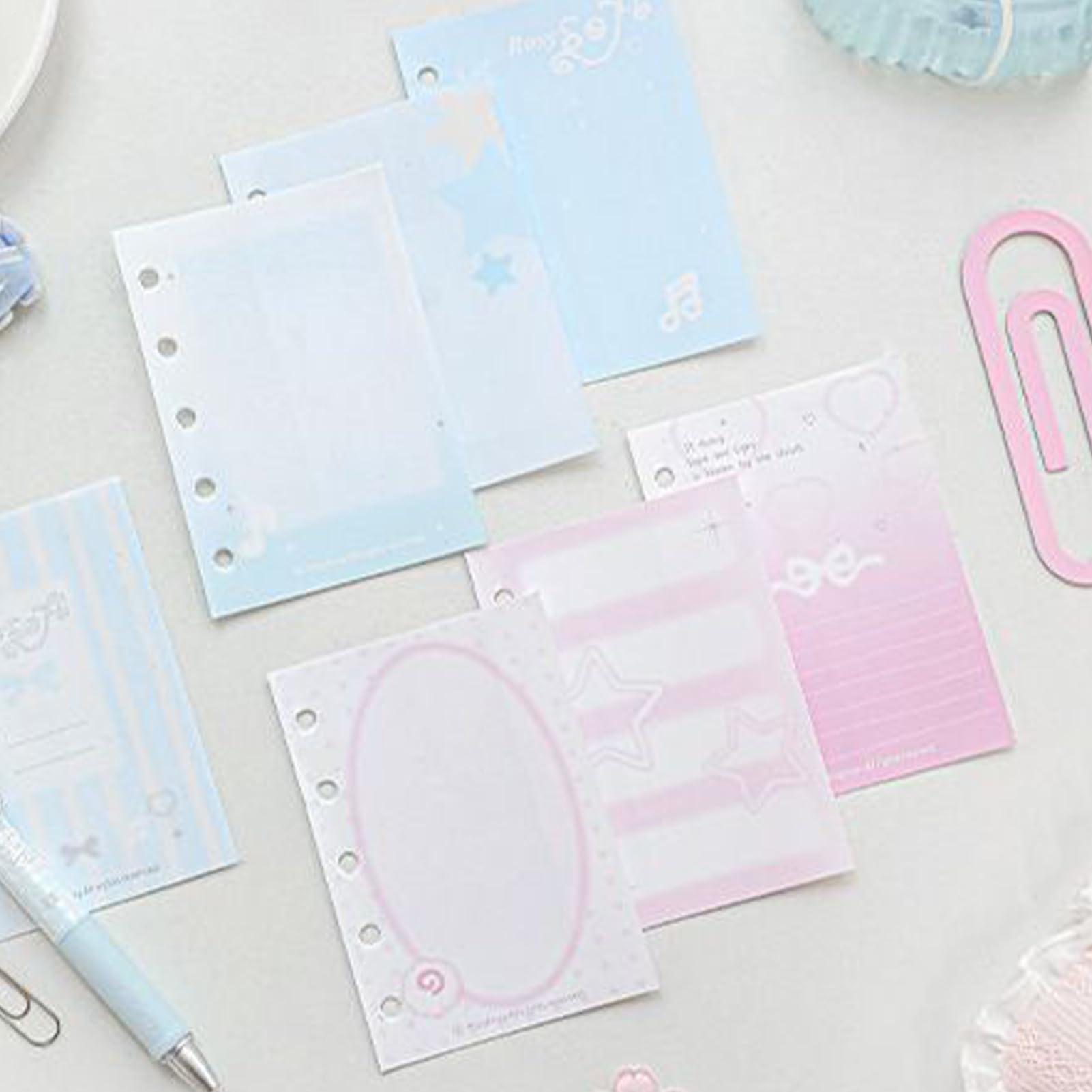 Genérico Cuaderno de Collage Bonito con Portada Acolchada y Bolsillo | M5 Libreta Espiral Para Collage Y Álbum Para Escuela Hogar Dormitorio Aula Sala De Estudio Chicas Mujeres Adolescentes