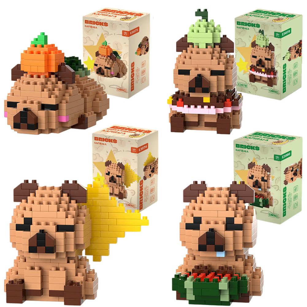 WFKKMEQ Capybara Building Blocks