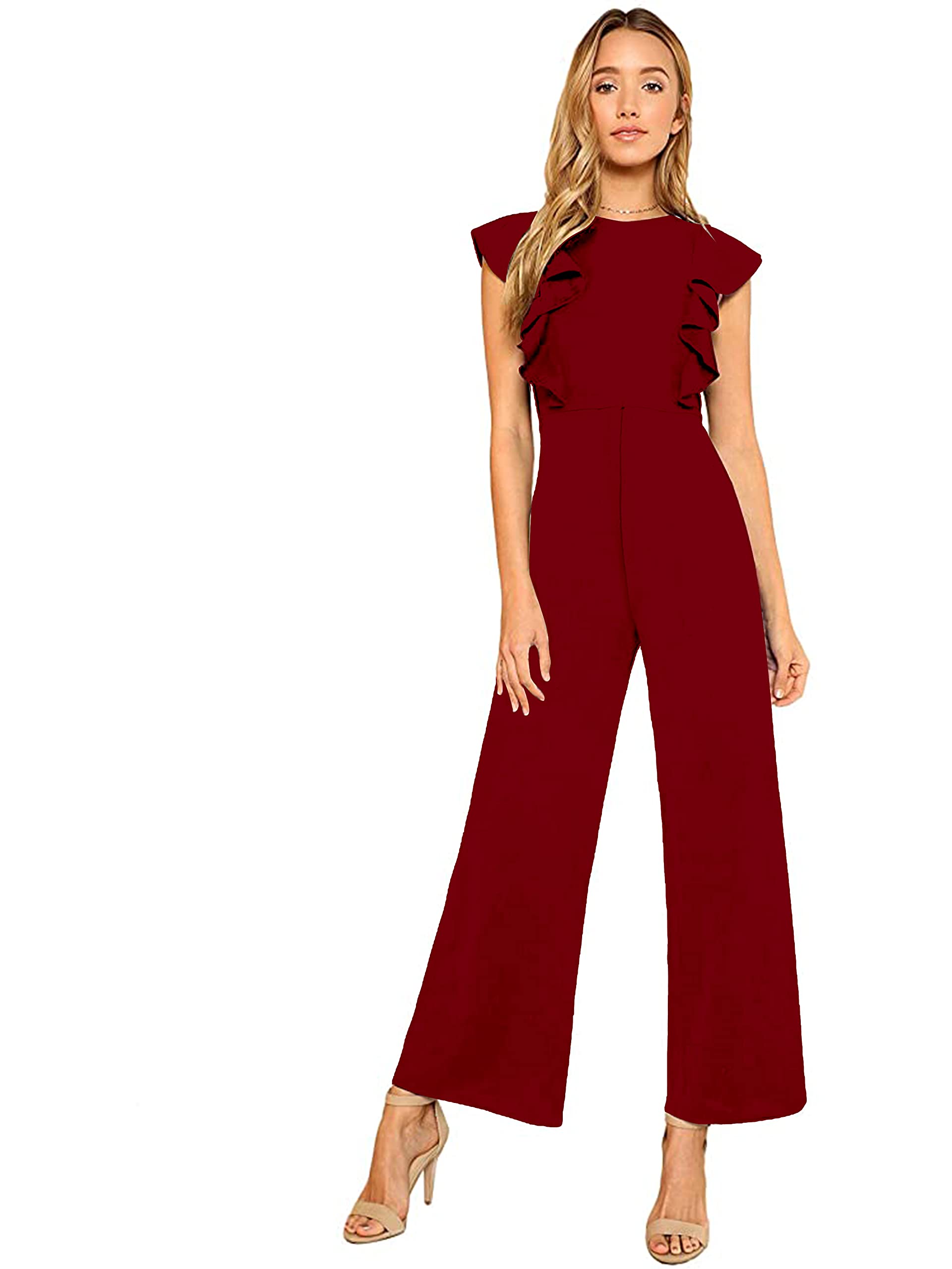 AlekyaWomen's Maxi Jumpsuits | Jumpsuit for Girls | Comfortable Jumpsuit for Casual, Festive, Parties [TC-086]