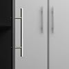 Prepac Elite 32 Wall Cabinet Black Storage Cabinet Bathroom Cabinet Pantry Cabinet with 1 Adjustable Shelf, 12D x 32W x 30H BEW-3230