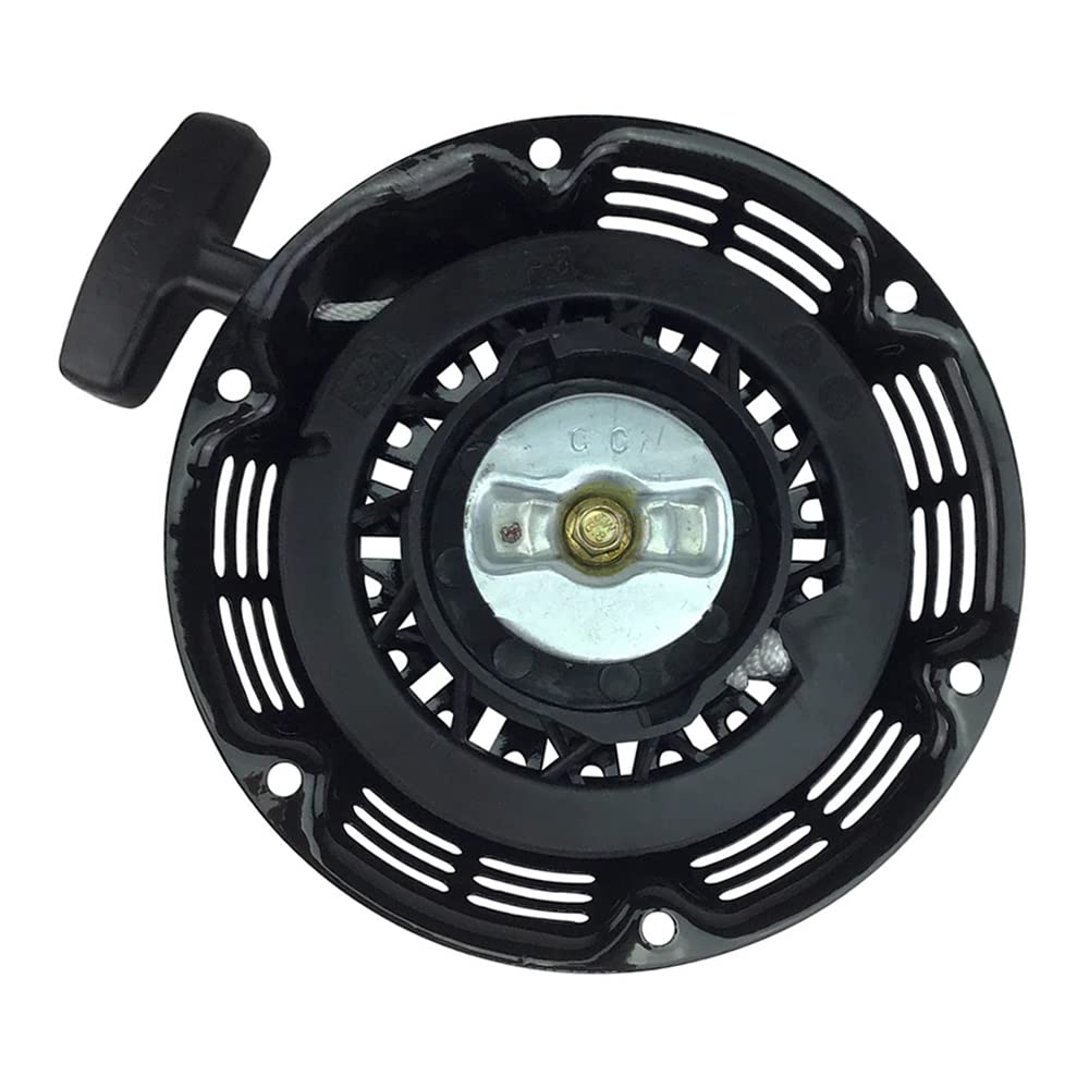 Arranque de retroceso de metal para 196 cc 5.5 hp 6.5 hp Coleman BT200X CT200U CT200U-EX KT196 Motovox MBX20 MB200 Baja Predator 212cc Motor Hammerhead 80T TrailMaster Mini Bike Go Kart negro