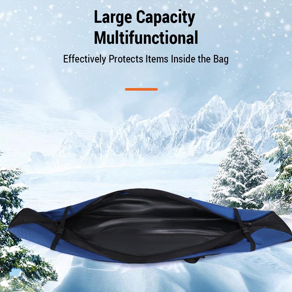 Lixada Ski Travel Bag Oxford Cloth Snowboard Bag with Adjustable Shoulder Strap