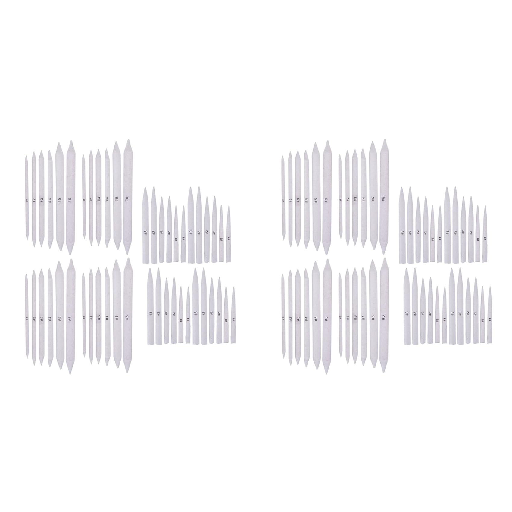 Bloepum 96 Pcs Blending Stump and Tortillions, Paper Art Blenders, Art Pencils, Drawing Pencils for Sketch Drawing Tools