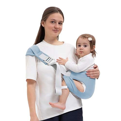 Miniatura 11 de Portabebés para Niños Pequeños para 25-60 libras, Portabebés Cómodo y Ligero, Ajustable con Correas de Hombro Izquierda/Derecha, Talla Única, Ideal