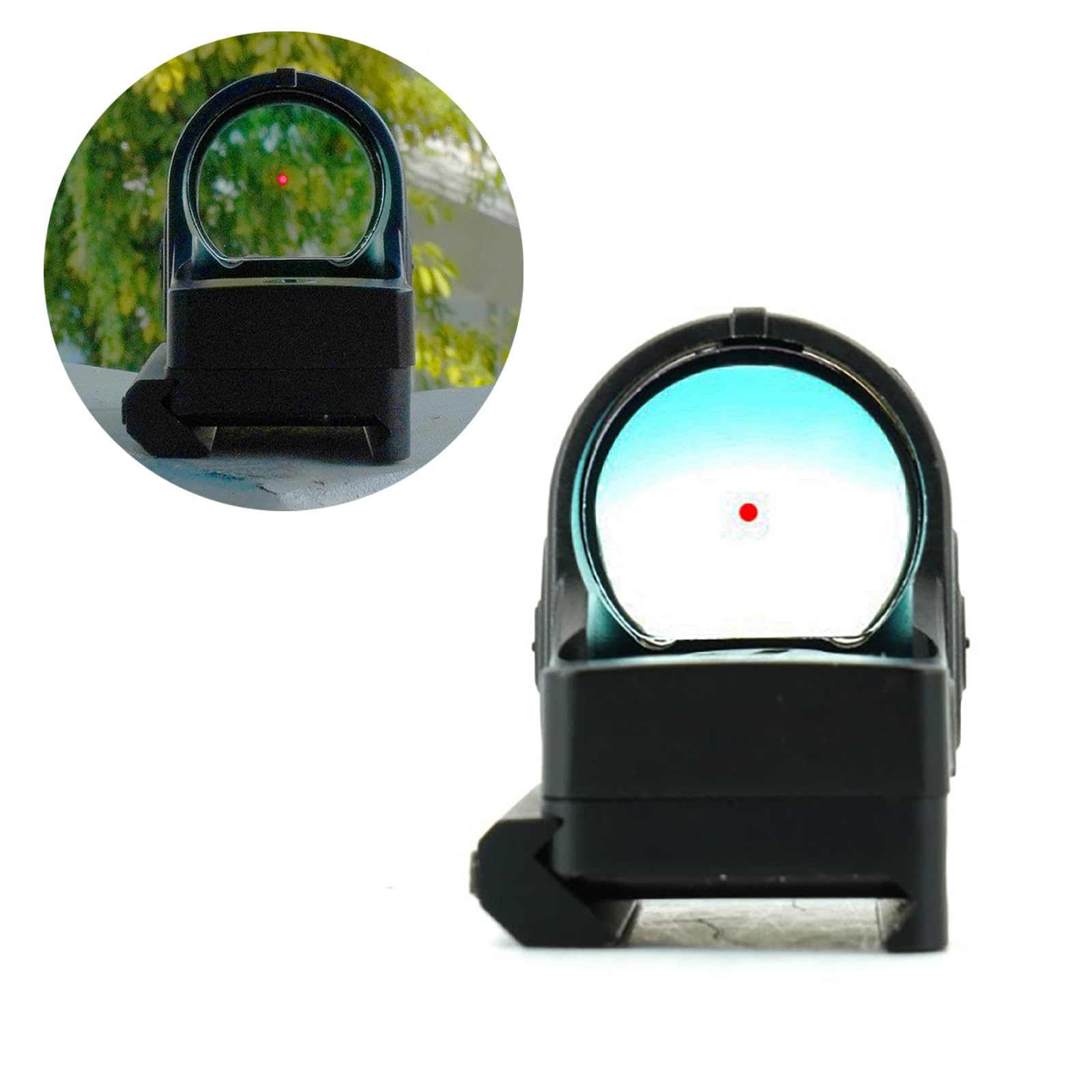 Objetivo de Punto Rojo, Reflector holográfico óptico, Objetivo táctico, Adecuado para vías de 20 mm, para la Caza