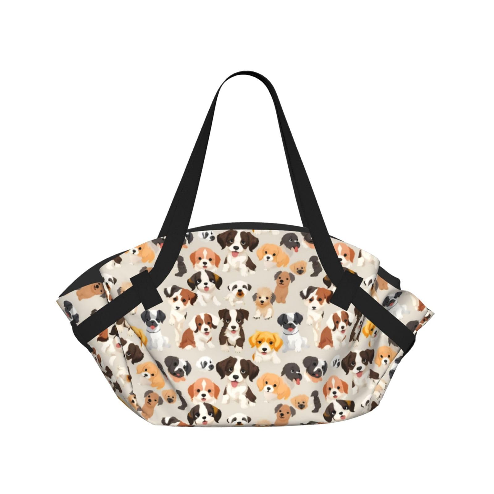UVBDF Dog breed 2-in-1 Camping Blanket Tote, Waterproof Stylish Printed Outdoor Bag for Beach Park and Picnic