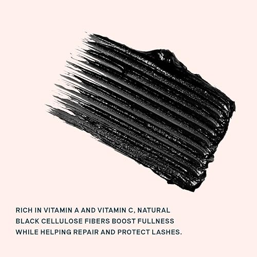 Miniatura 2 de Exa Beauty - Máscara de pestañas natural Ten18 amplificadora  Libre de crueldad, belleza limpia inclusiva (negro, 0.3 onzas líquidas, 0.3fl oz)