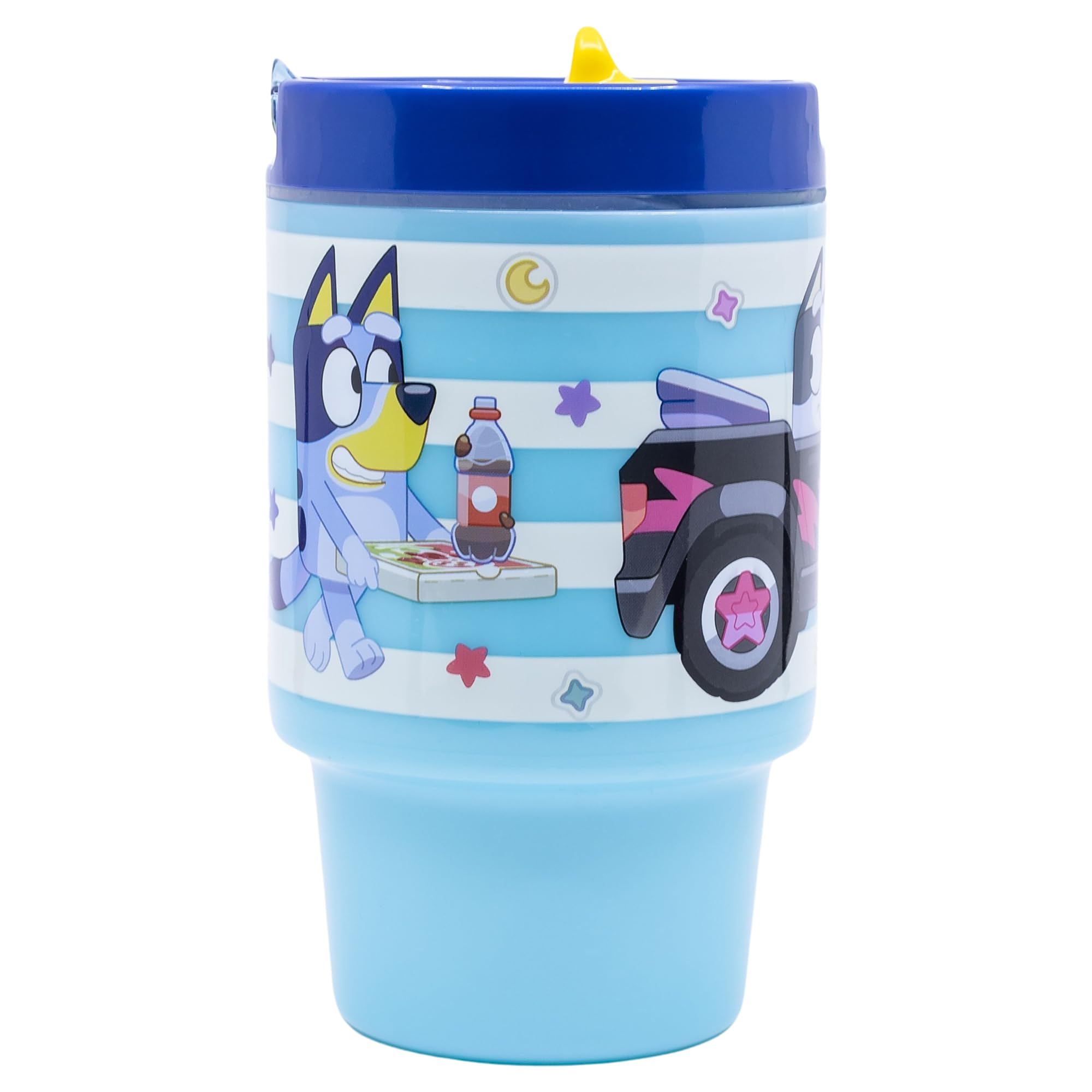 Stor Bluey Tasse en plastique pour enfant avec couvercle 530 ml