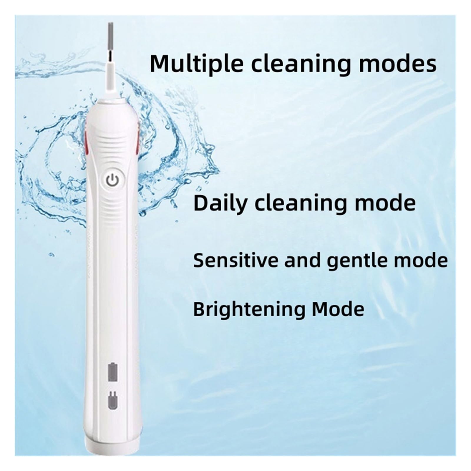 Accessoires de Brosse à Dents électrique remplacent Le Manche de la Brosse à Dents électrique, compatibles avec OralB D12, D100, P2000, P4000(D12 Green)