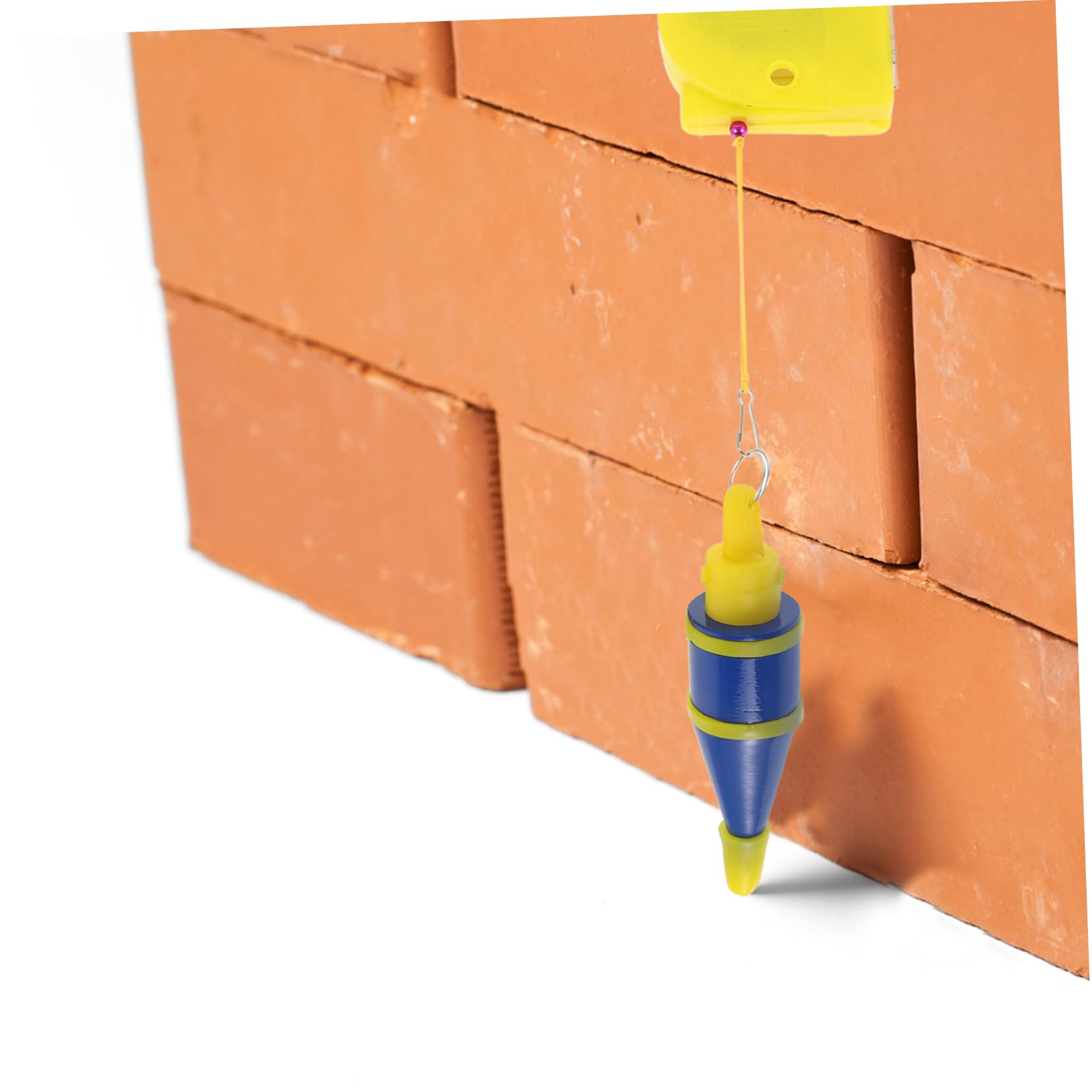 Plomada 5m Colgante, Herramienta de Medición Vertical para Construcción | Plástico E Hierro, Medición Precisa y Alineación Exacta, Uso en Carpintería y Construcción