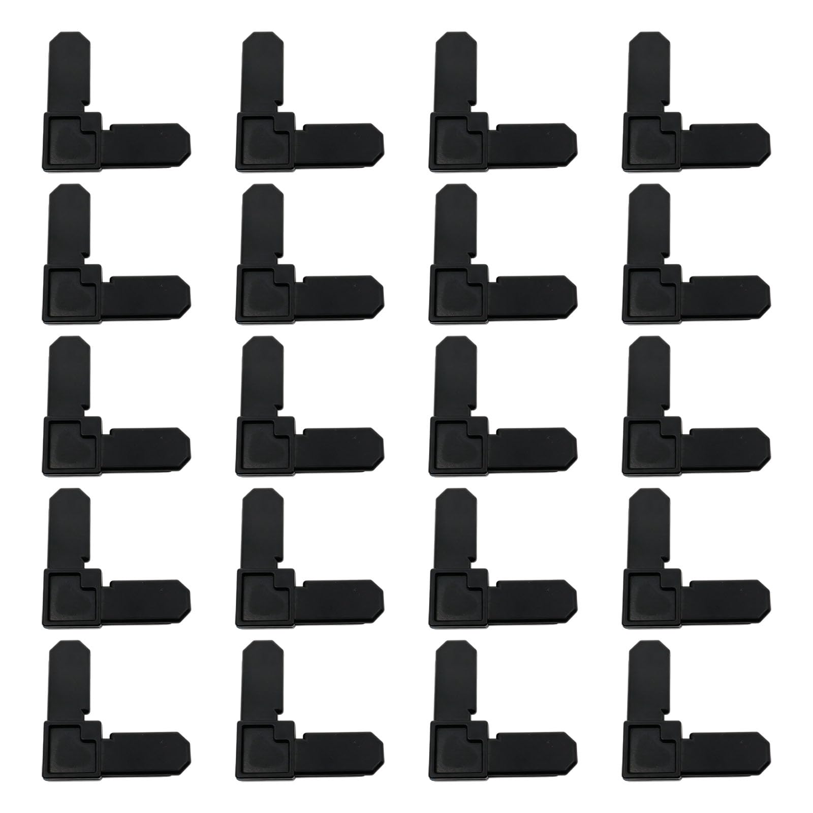 Hsyzygian Strength Angles Connectors 5 / 16X3 / 4Inch Window Screen Frame Corner Connector Screens Replacement Accessories Window Screen Frame Corner Connector