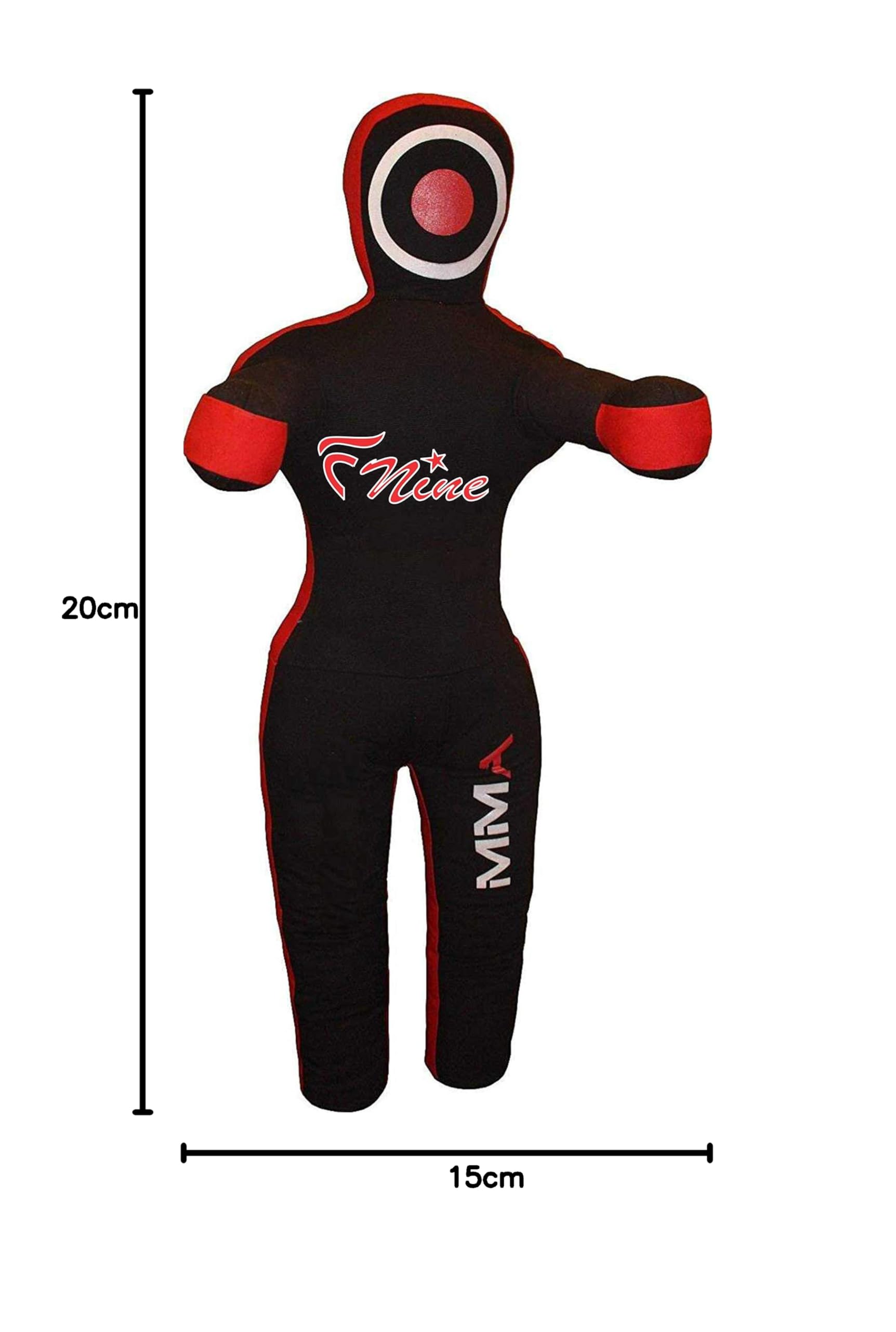 FNine MMA Grappling Dummy, for Judo, Wrestling, Brazilian Jiu Jitsu, Submission and Throwing UNFILLED Canvas Bag
