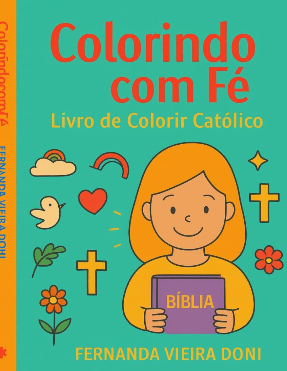 COLORINDO COM FÉ: Livro de Colorir Católico