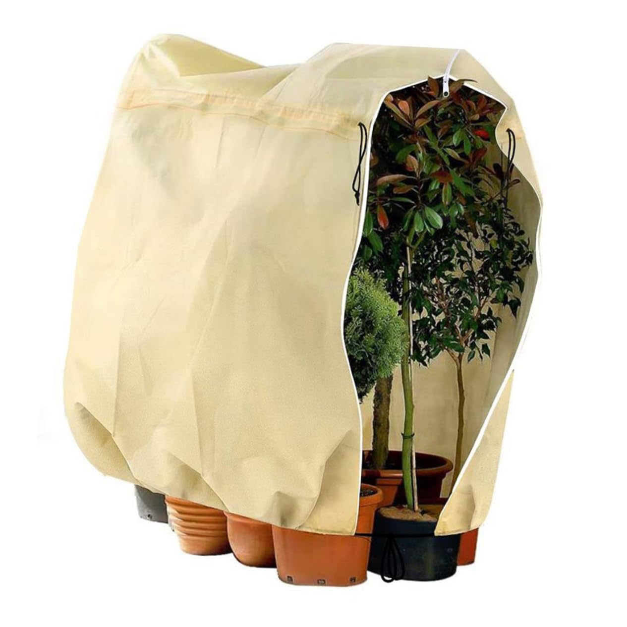 Couverture de Protection pour Plantes Non Protection Gel Oiseaux pour Extérieur Hiver