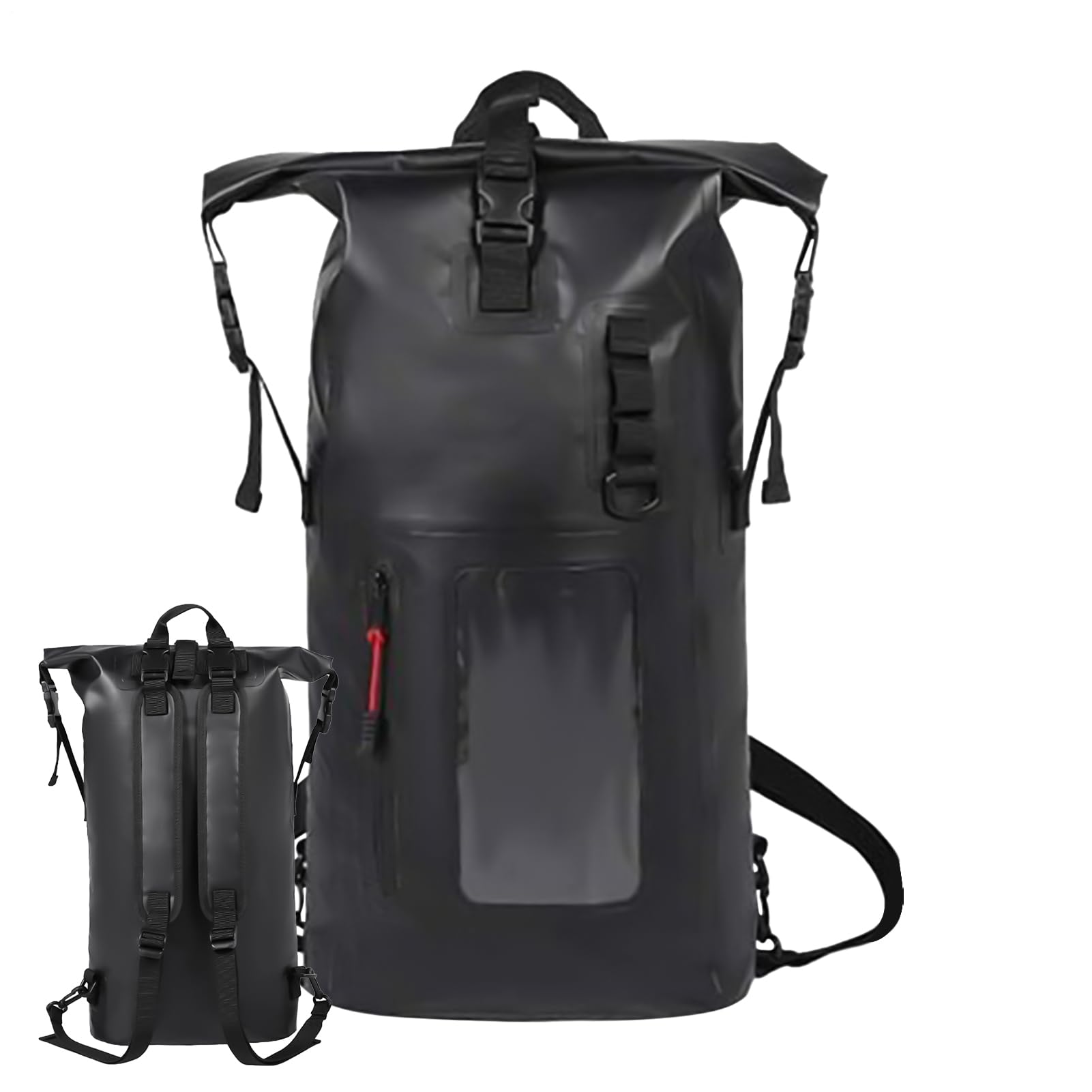 Mochila Seca Pack De Almacenamiento De Gran Capacidad 30 Litros Para Hombre | Bolsa Estanca Impermeable Para Viajes, Natación, Navegación, Kayak, Acampada, Playa