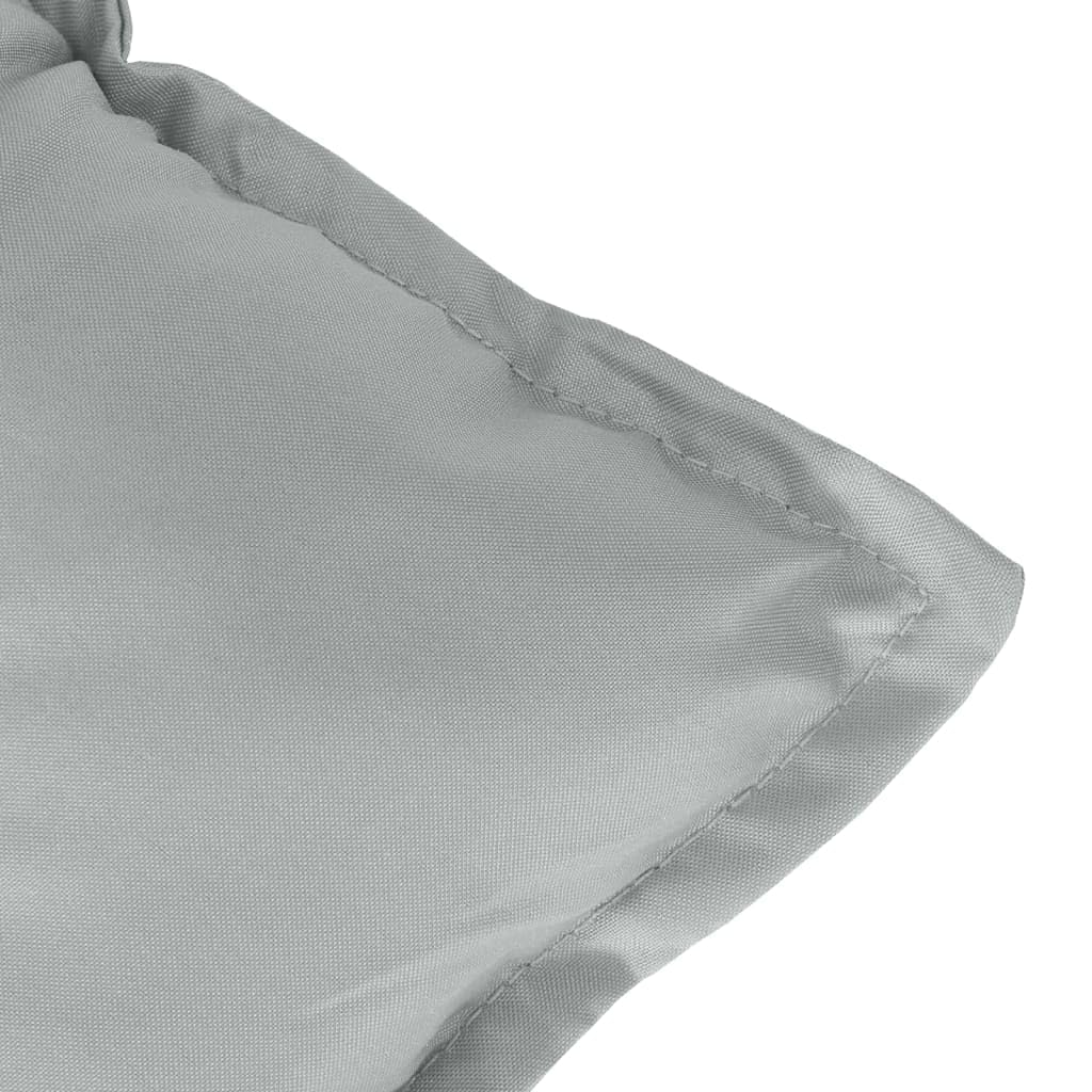 vidaXL Gartenbank-Auflagen 2 STK. Melange Hellgrau 120x50x7 cm Stoff