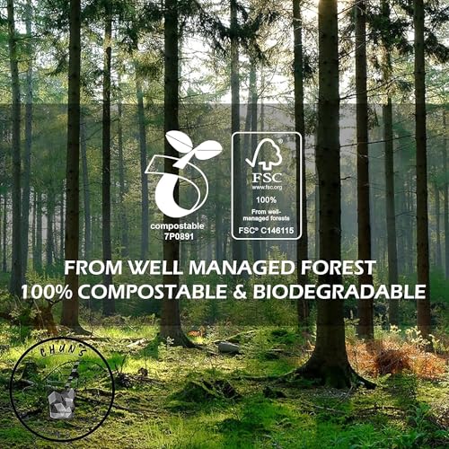 500 pitillos de papel negro biodegradables miniatura 4